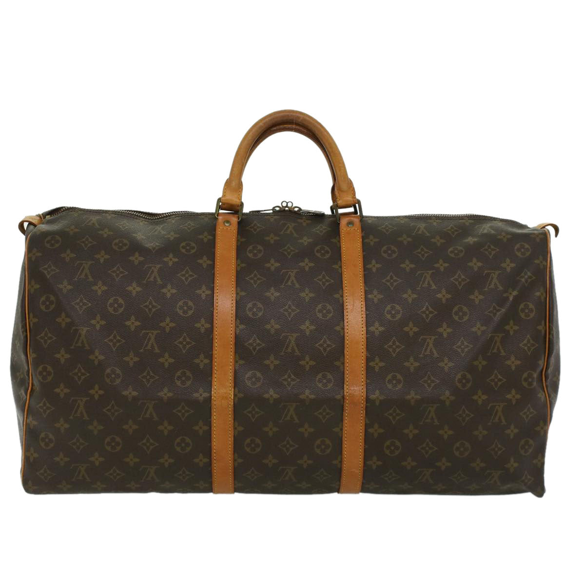 LOUIS VUITTON Monogram Keepall 60 Boston Bag M41422 LV 32953