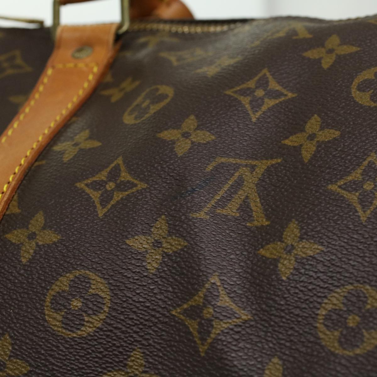 LOUIS VUITTON Monogram Keepall 60 Boston Bag M41422 LV 32957