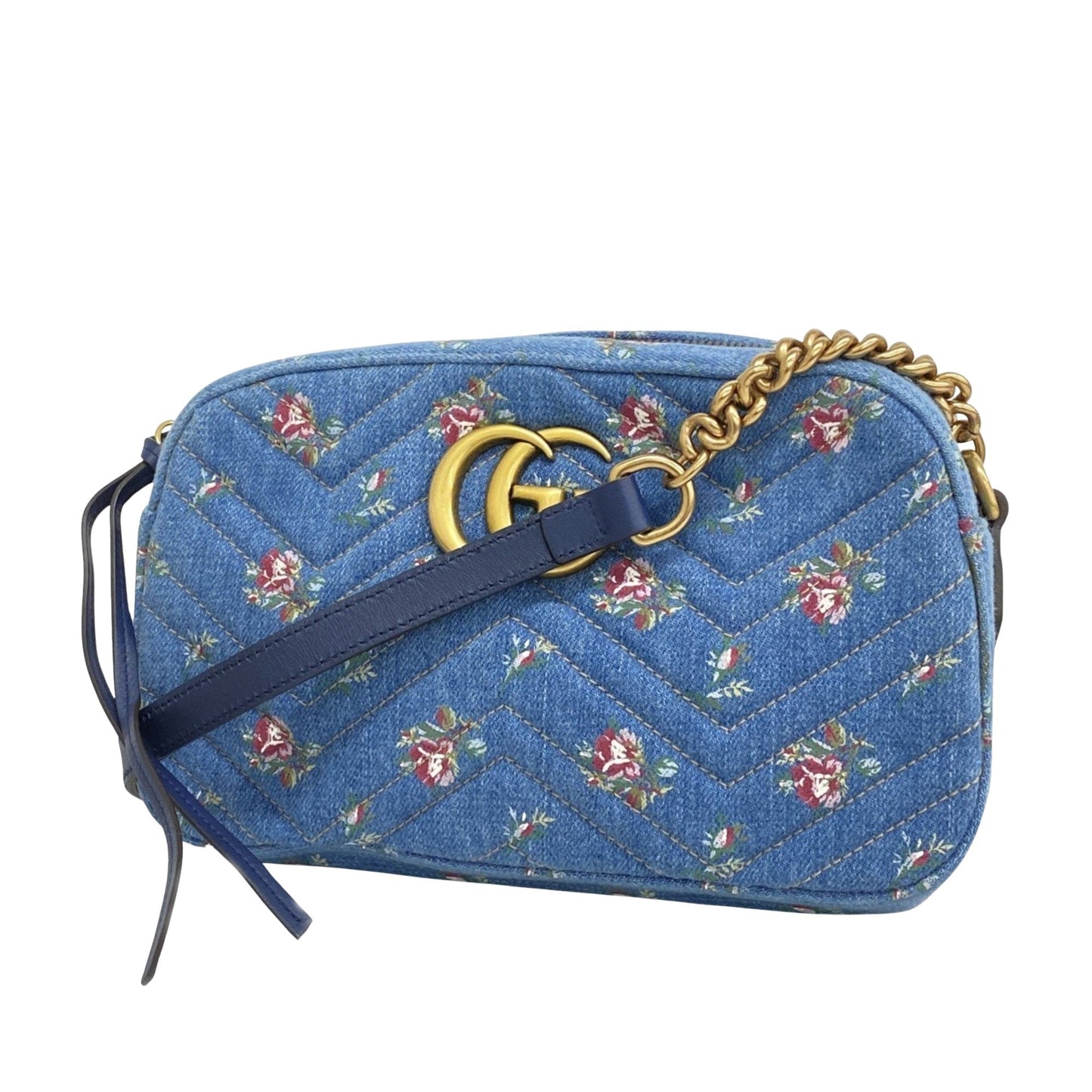 Gucci Gg Marmont   - Jeans Shoulder Bag ()
