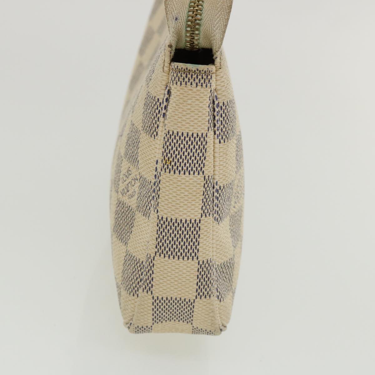 LOUIS VUITTON Damier Azur Pochette Accessoires Pouch N41207 LV 32967