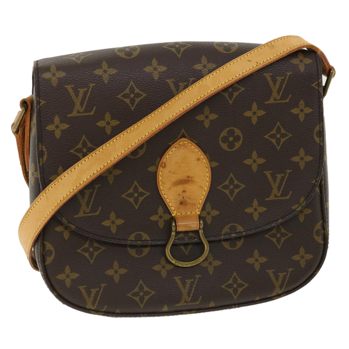 LOUIS VUITTON Monogram Saint Cloud GM Shoulder Bag M51242 LV 32977