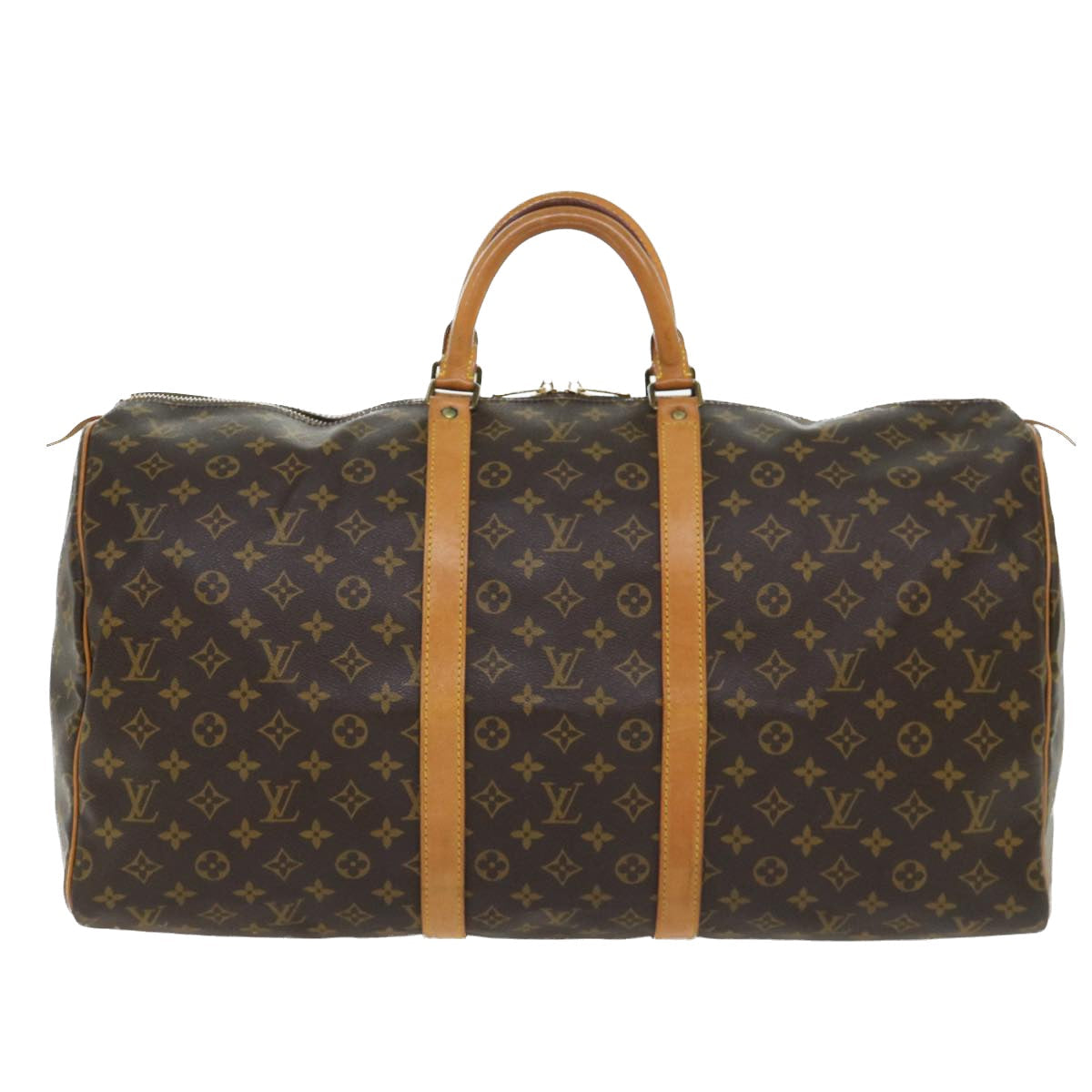 Louis Vuitton Keepall 55  Canvas Travel Bag ()