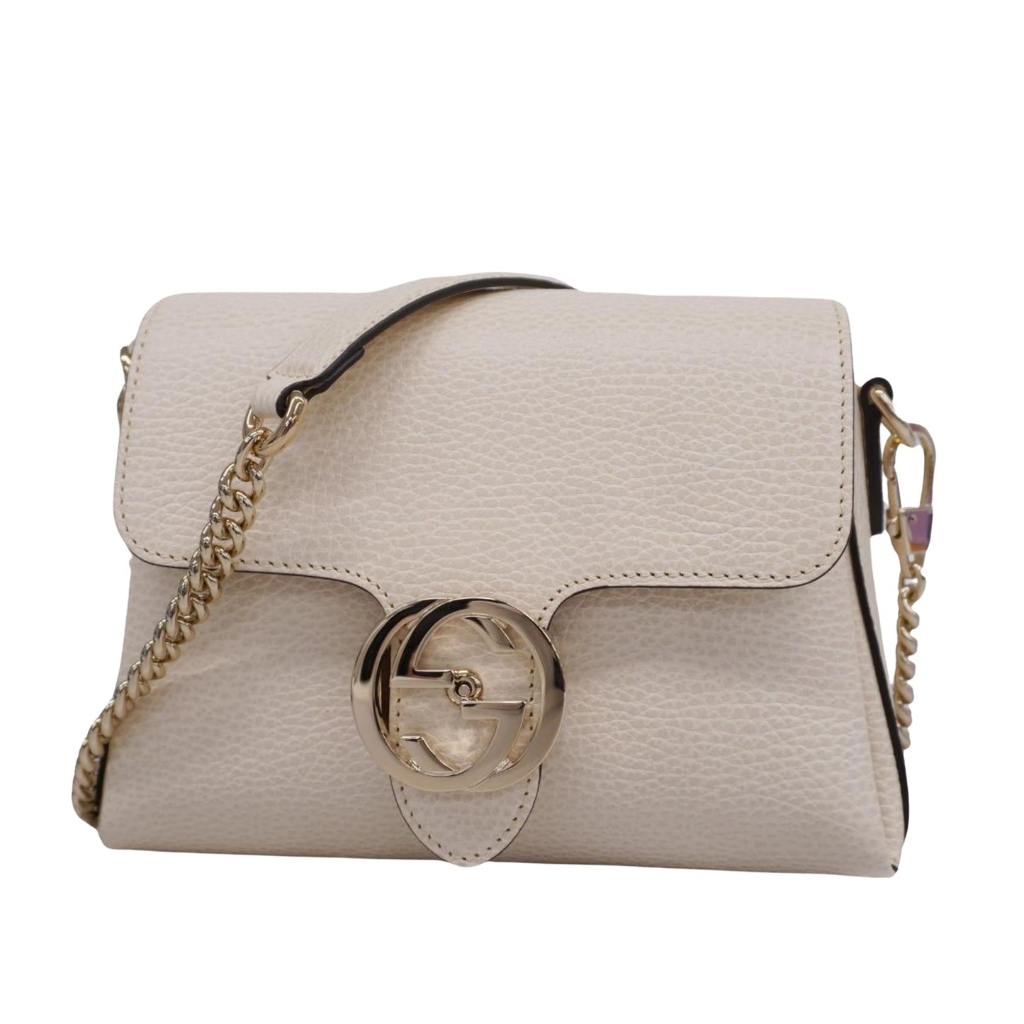 Luxury Gucci Trending 2025 Interlocking G  Leather Shoulder Bag ()