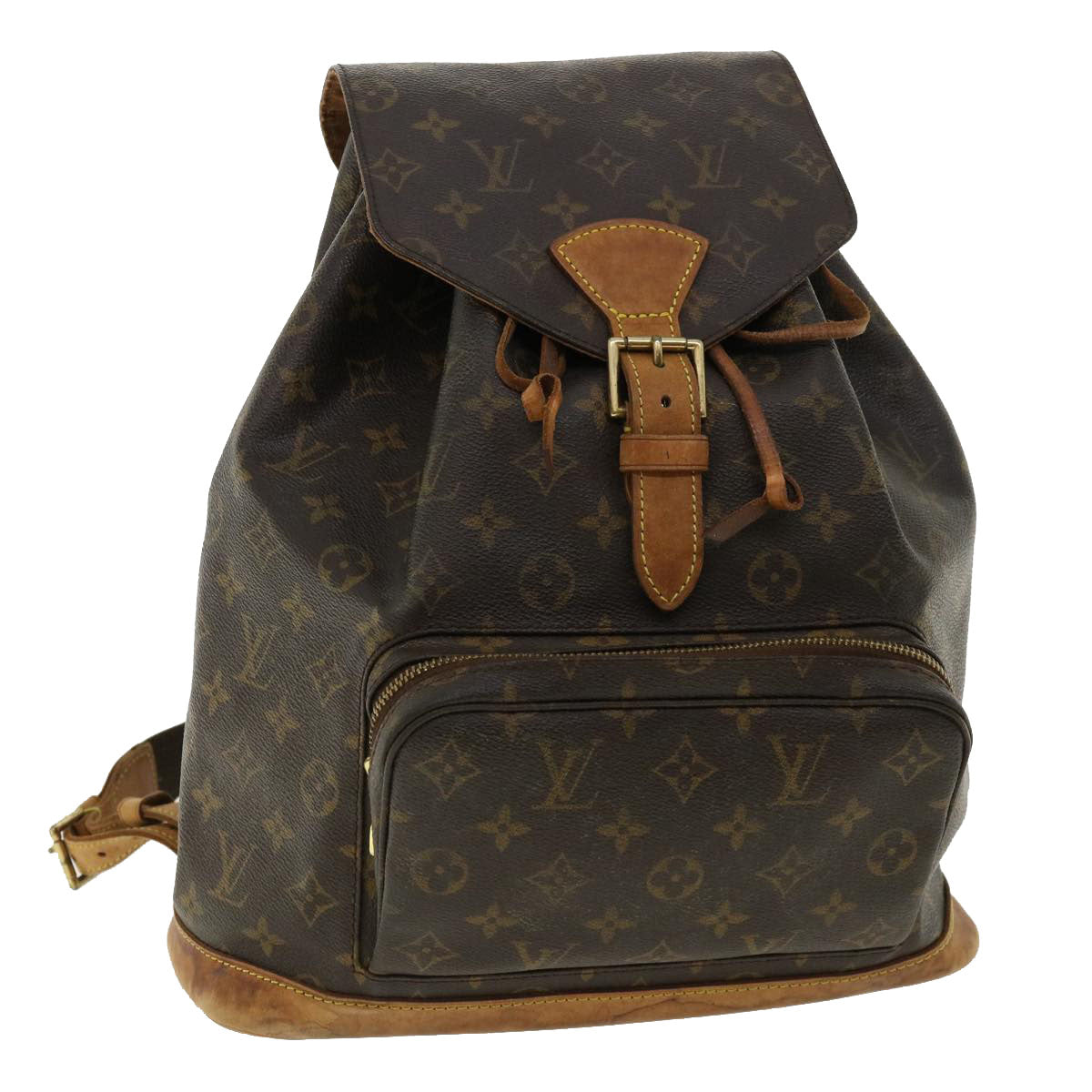 LOUIS VUITTON Monogram Montsouris GM Backpack M51135 LV 33000