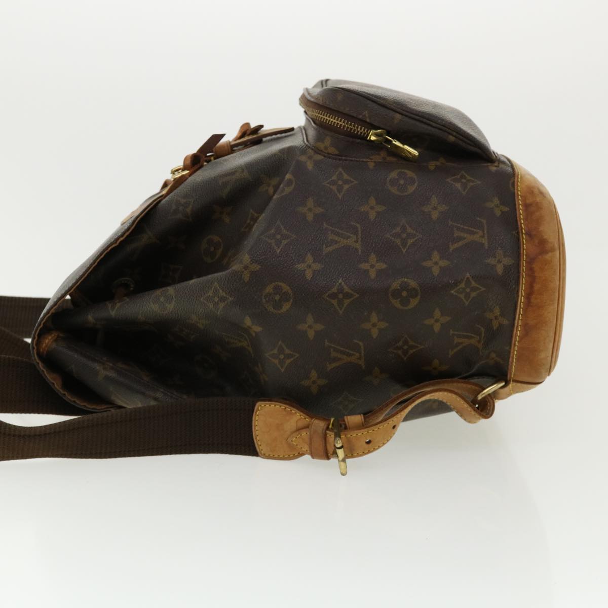 LOUIS VUITTON Monogram Montsouris GM Backpack M51135 LV 33000