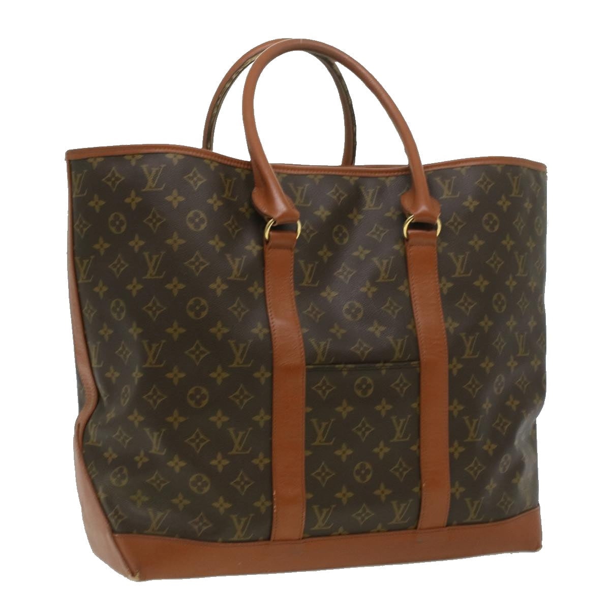 LOUIS VUITTON Monogram Sac Weekend GM Tote Bag M42420 LV 33027