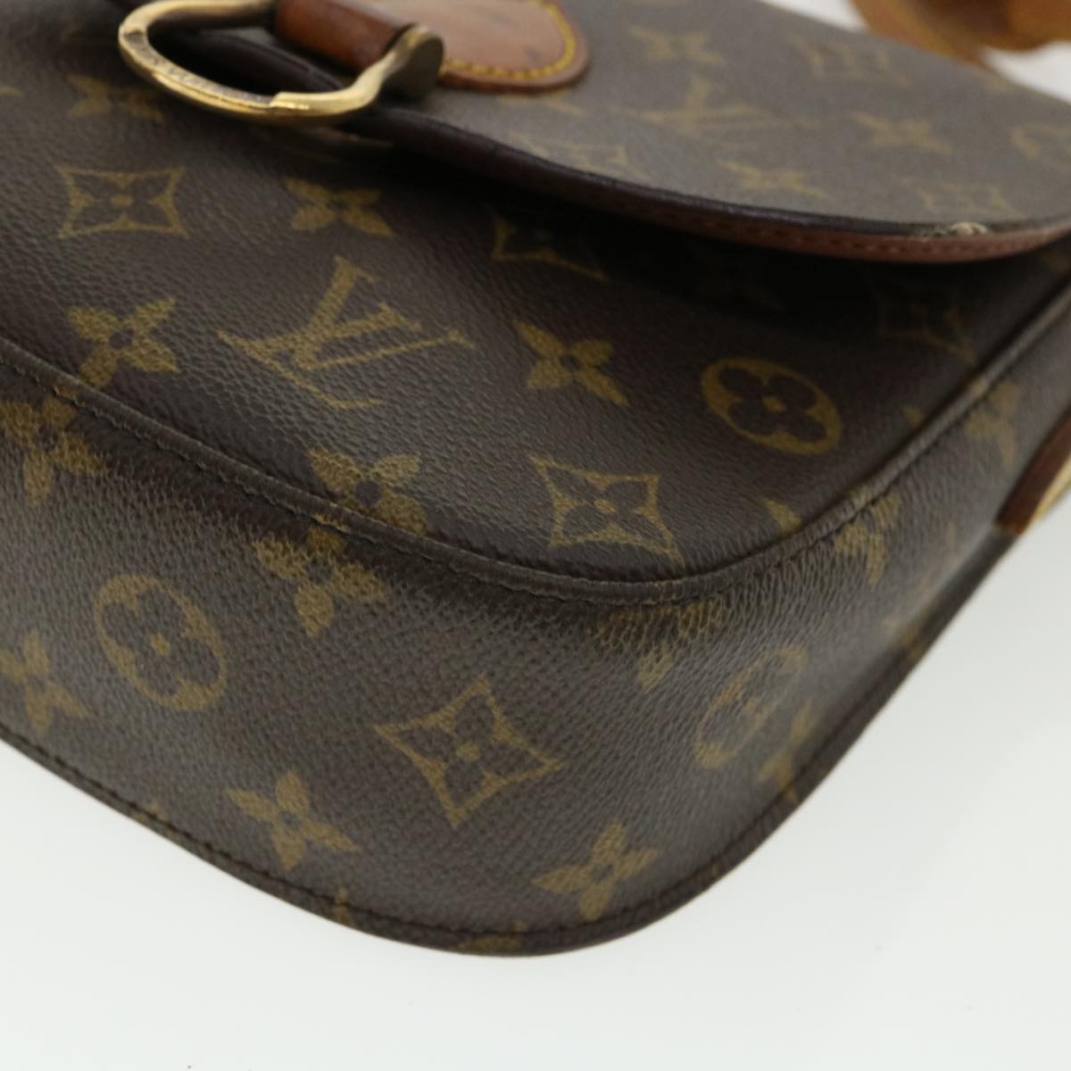 LOUIS VUITTON Monogram Saint Cloud MM Shoulder Bag M51243 LV 33039