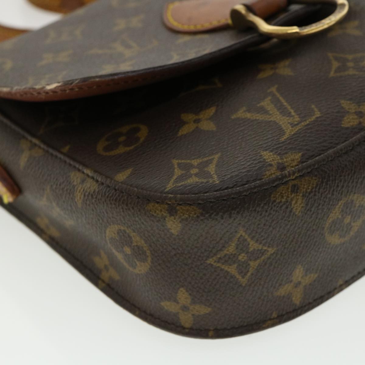 LOUIS VUITTON Monogram Saint Cloud MM Shoulder Bag M51243 LV 33039