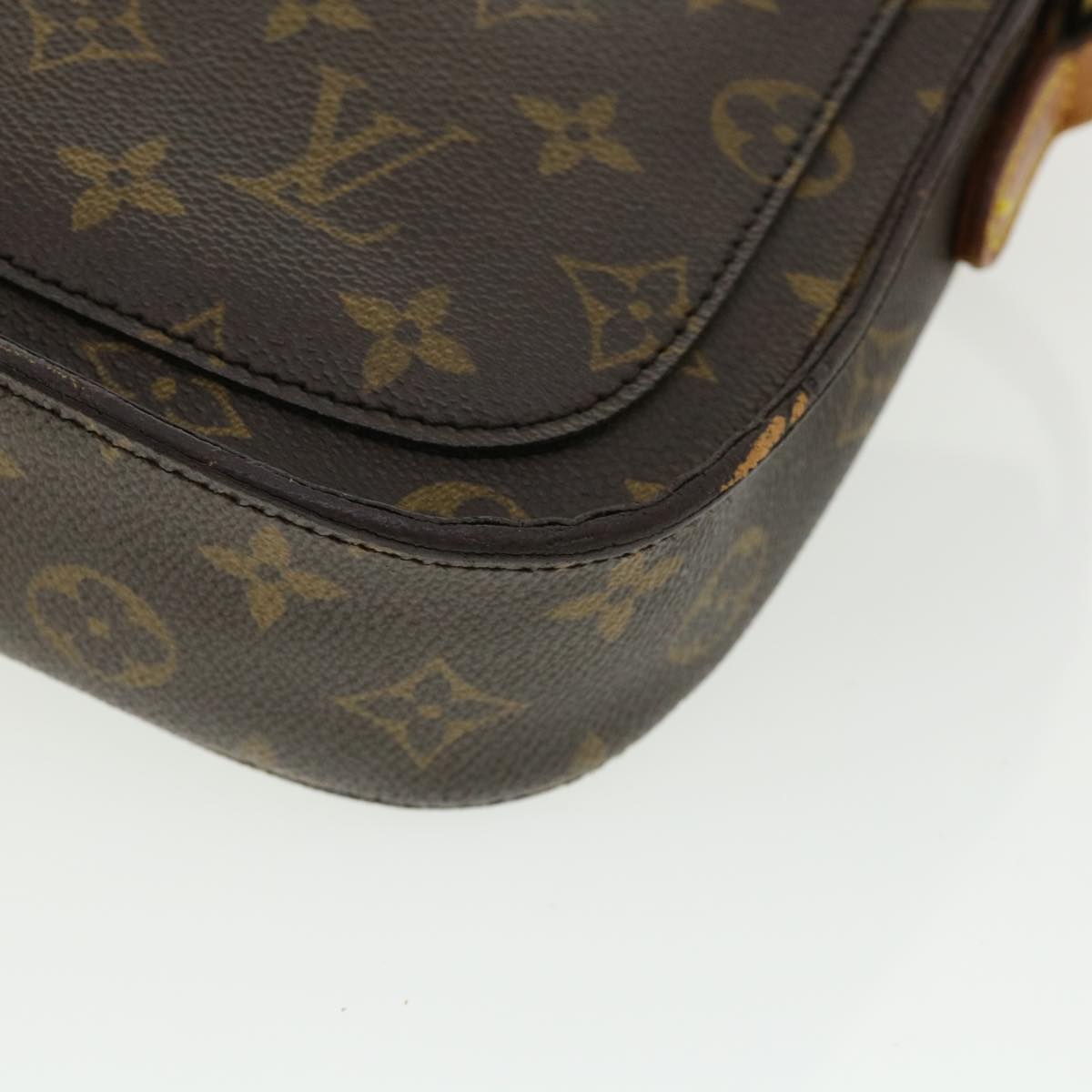 LOUIS VUITTON Monogram Saint Cloud MM Shoulder Bag M51243 LV 33039