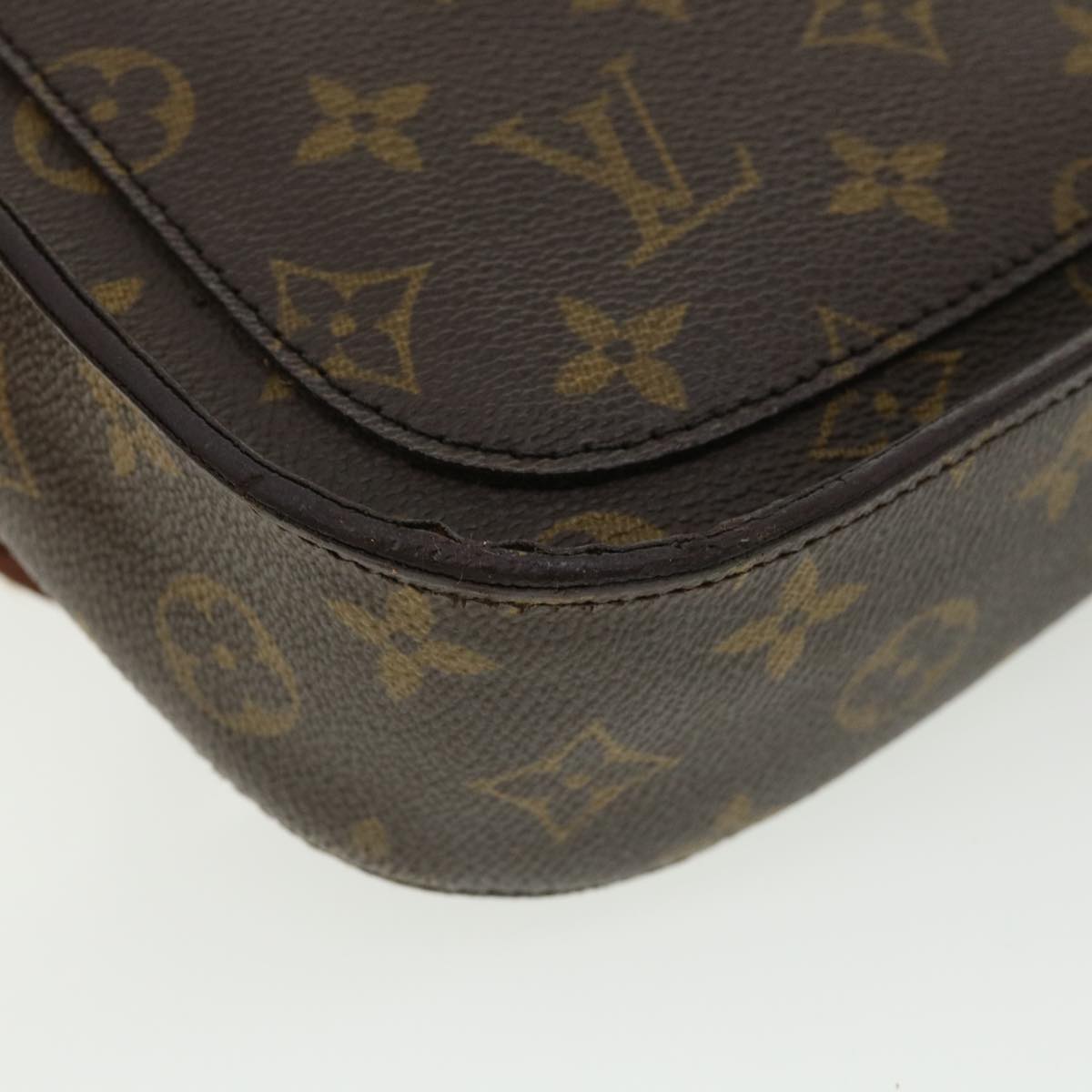LOUIS VUITTON Monogram Saint Cloud MM Shoulder Bag M51243 LV 33039