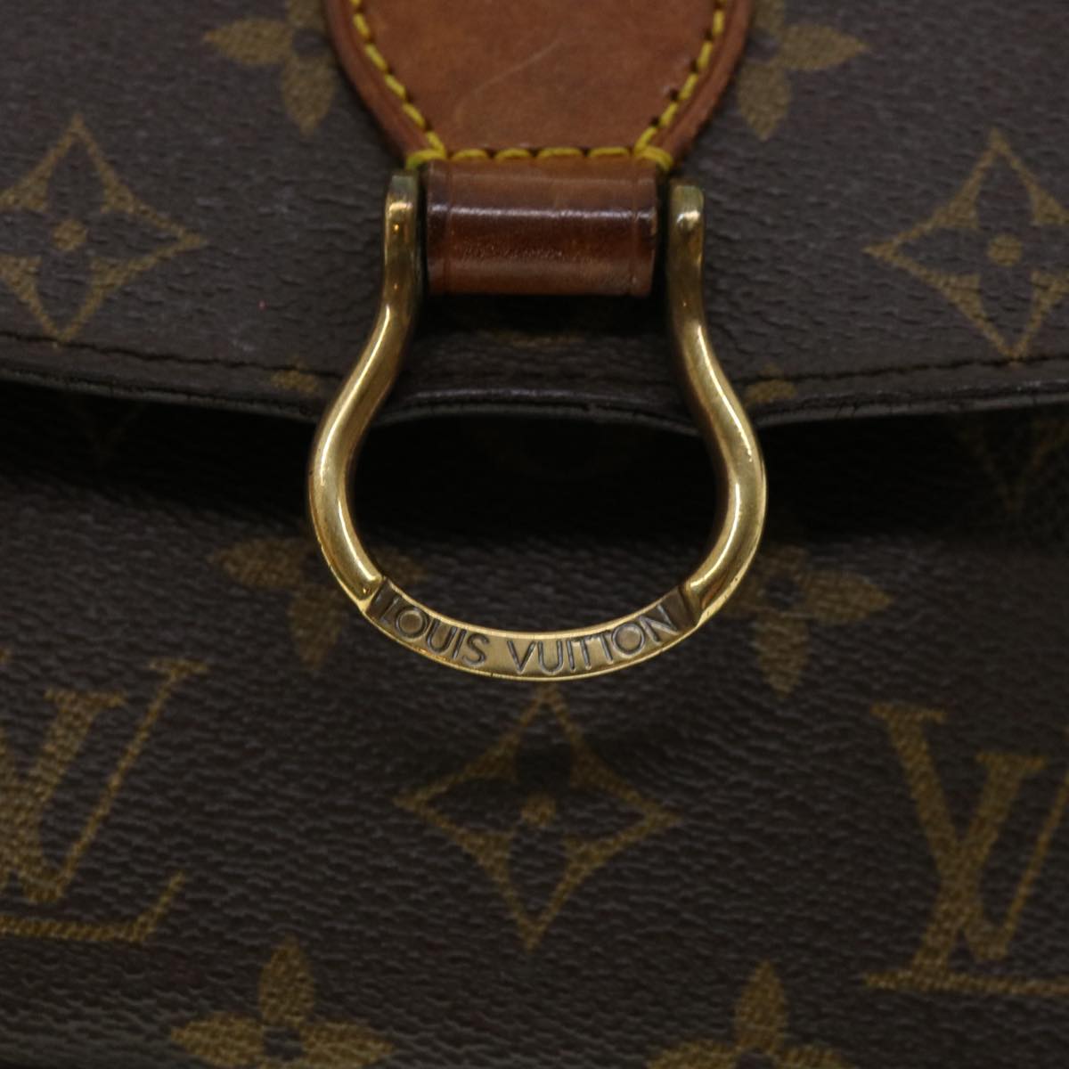 LOUIS VUITTON Monogram Saint Cloud MM Shoulder Bag M51243 LV 33039