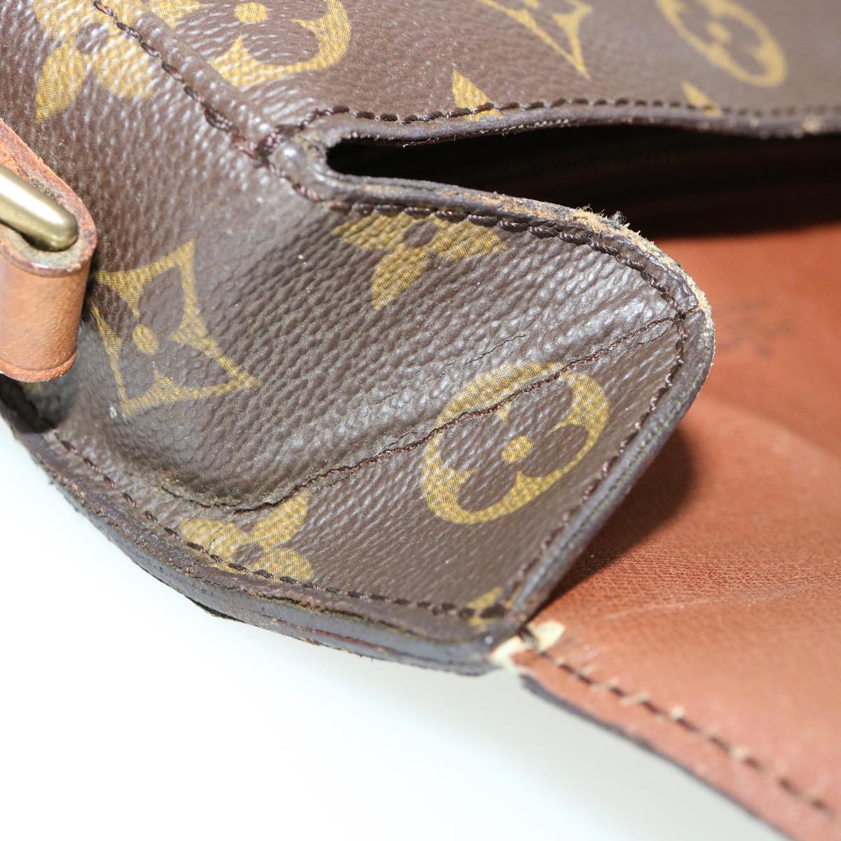 LOUIS VUITTON Monogram Saint Cloud MM Shoulder Bag M51243 LV 33039