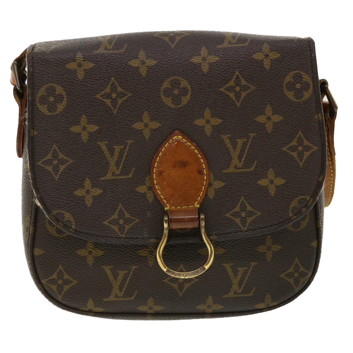 LOUIS VUITTON Monogram Saint Cloud MM Shoulder Bag M51243 LV 33039