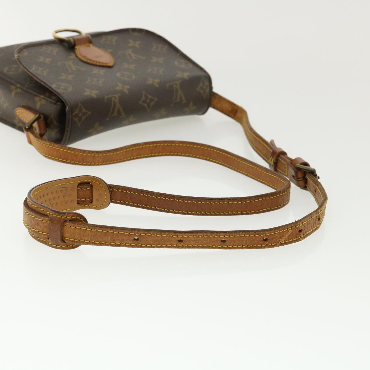 LOUIS VUITTON Monogram Saint Cloud MM Shoulder Bag M51243 LV 33039