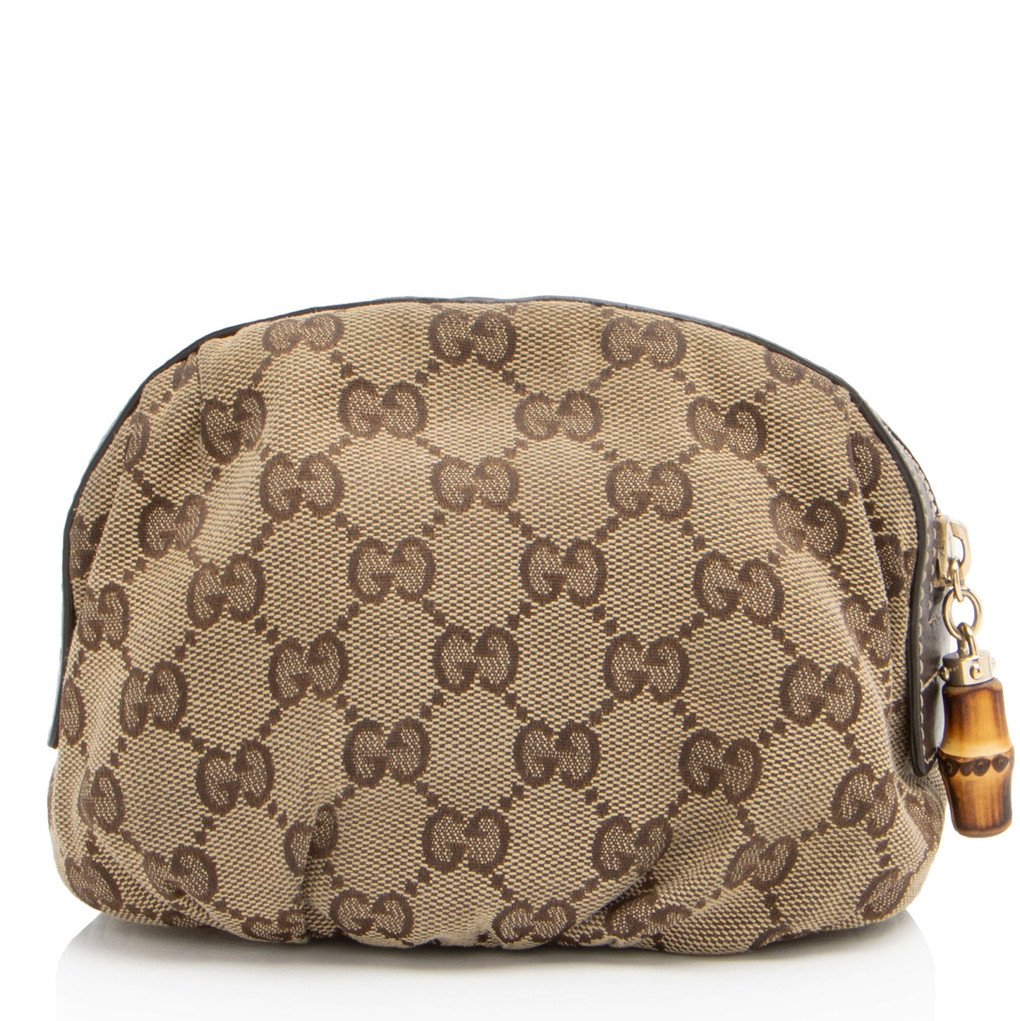 Gucci GG Canvas Bamboo Cosmetic Bag