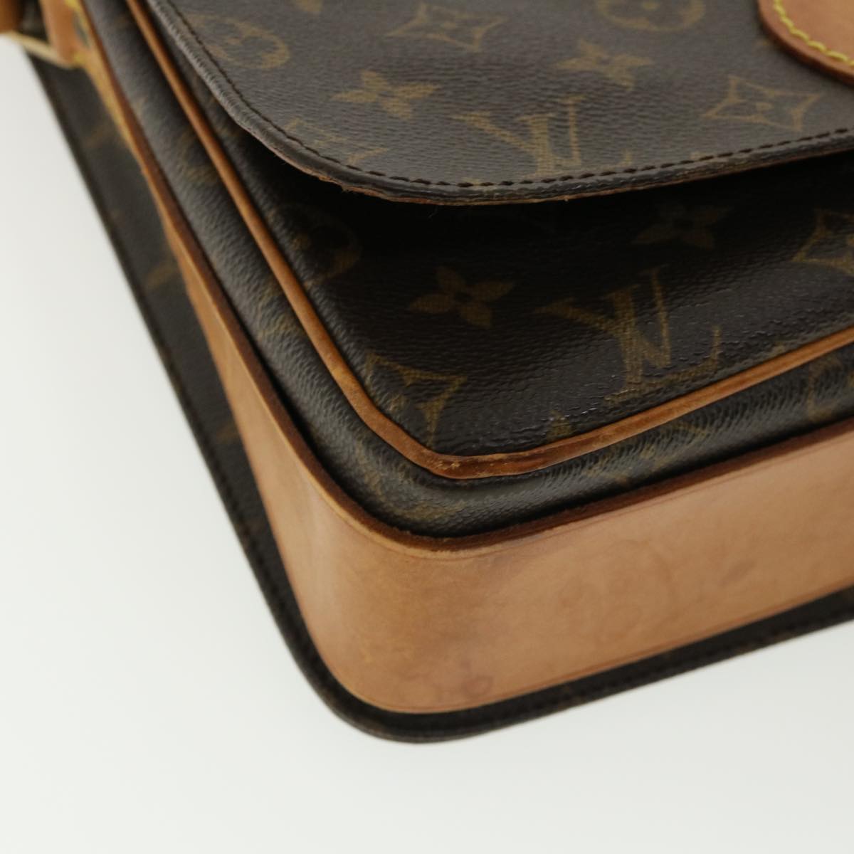 LOUIS VUITTON Monogram Cartouchiere GM Shoulder Bag M51252 LV 33083