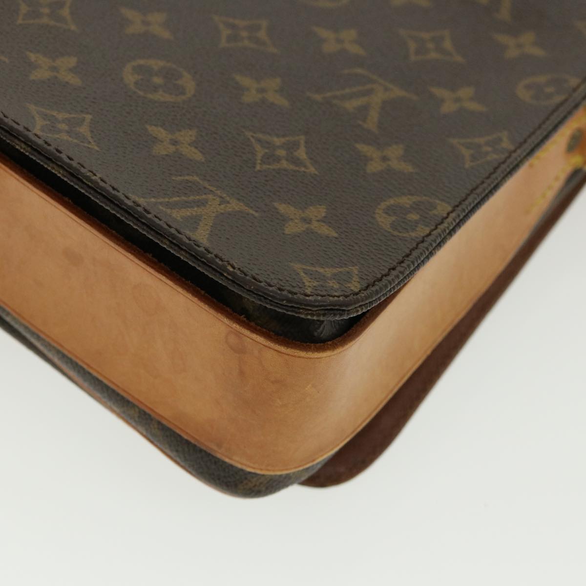 LOUIS VUITTON Monogram Cartouchiere GM Shoulder Bag M51252 LV 33083