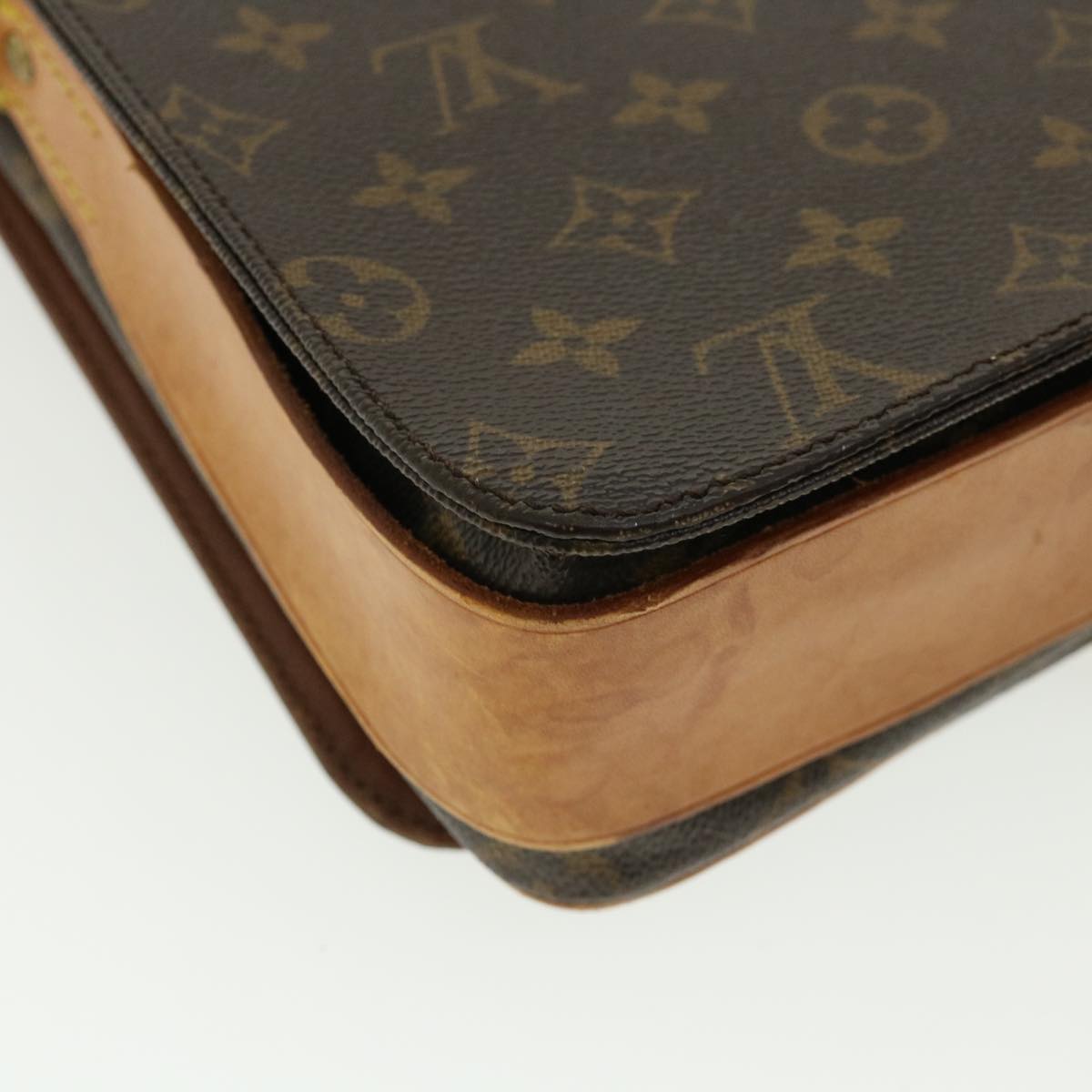 LOUIS VUITTON Monogram Cartouchiere GM Shoulder Bag M51252 LV 33083