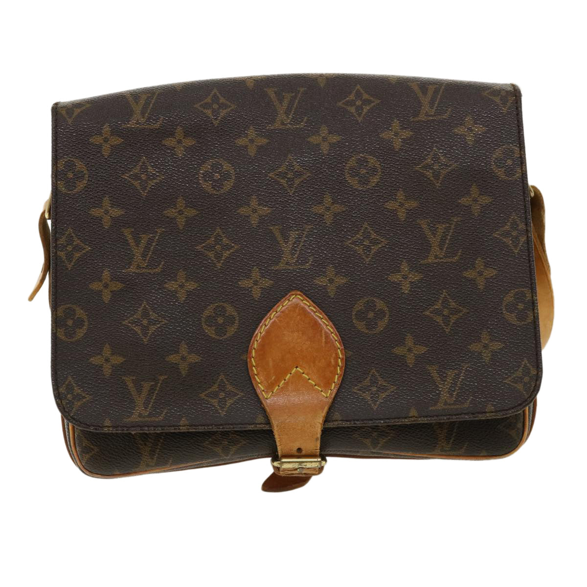 LOUIS VUITTON Monogram Cartouchiere GM Shoulder Bag M51252 LV 33083
