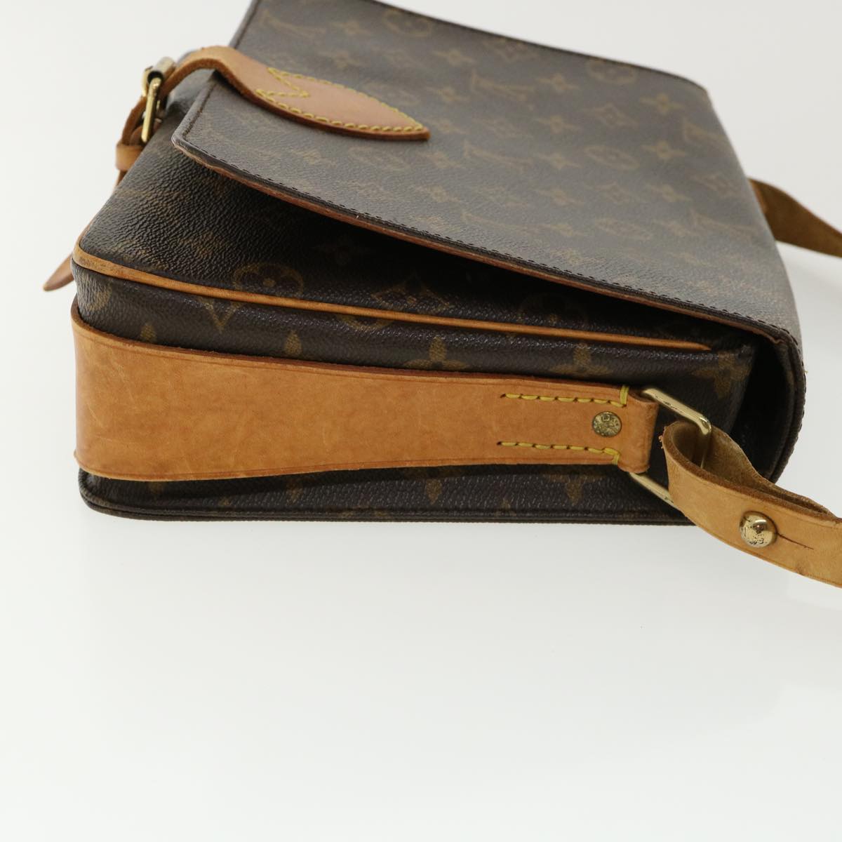 LOUIS VUITTON Monogram Cartouchiere GM Shoulder Bag M51252 LV 33083