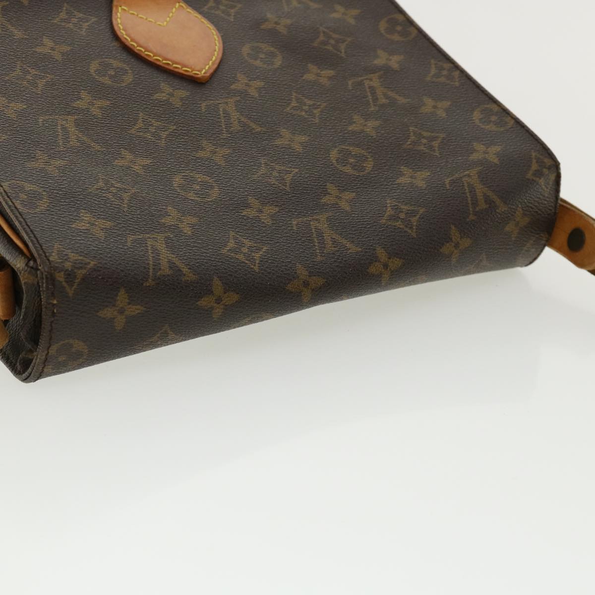 LOUIS VUITTON Monogram Cartouchiere GM Shoulder Bag M51252 LV 33083