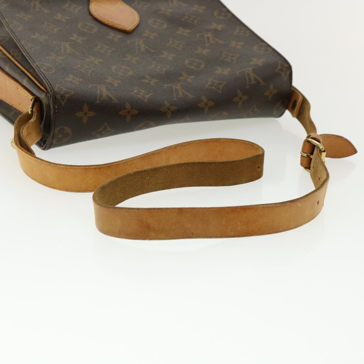 LOUIS VUITTON Monogram Cartouchiere GM Shoulder Bag M51252 LV 33083