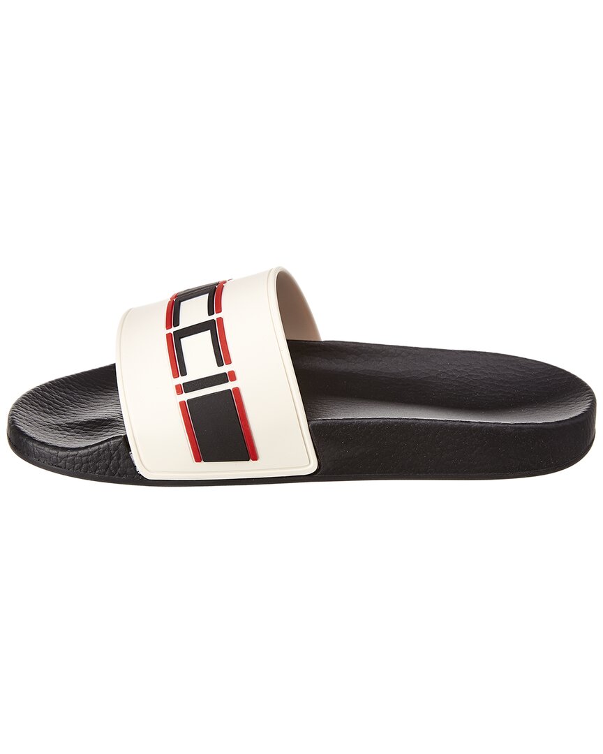 Luxury Gucci Trending 2025 Logo Stripe Rubber Slide