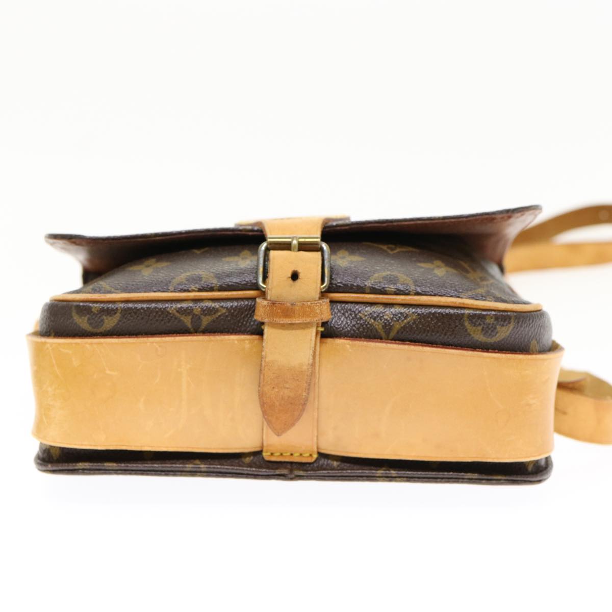 LOUIS VUITTON Monogram Cartouchiere MM Shoulder Bag M51253 LV 33248