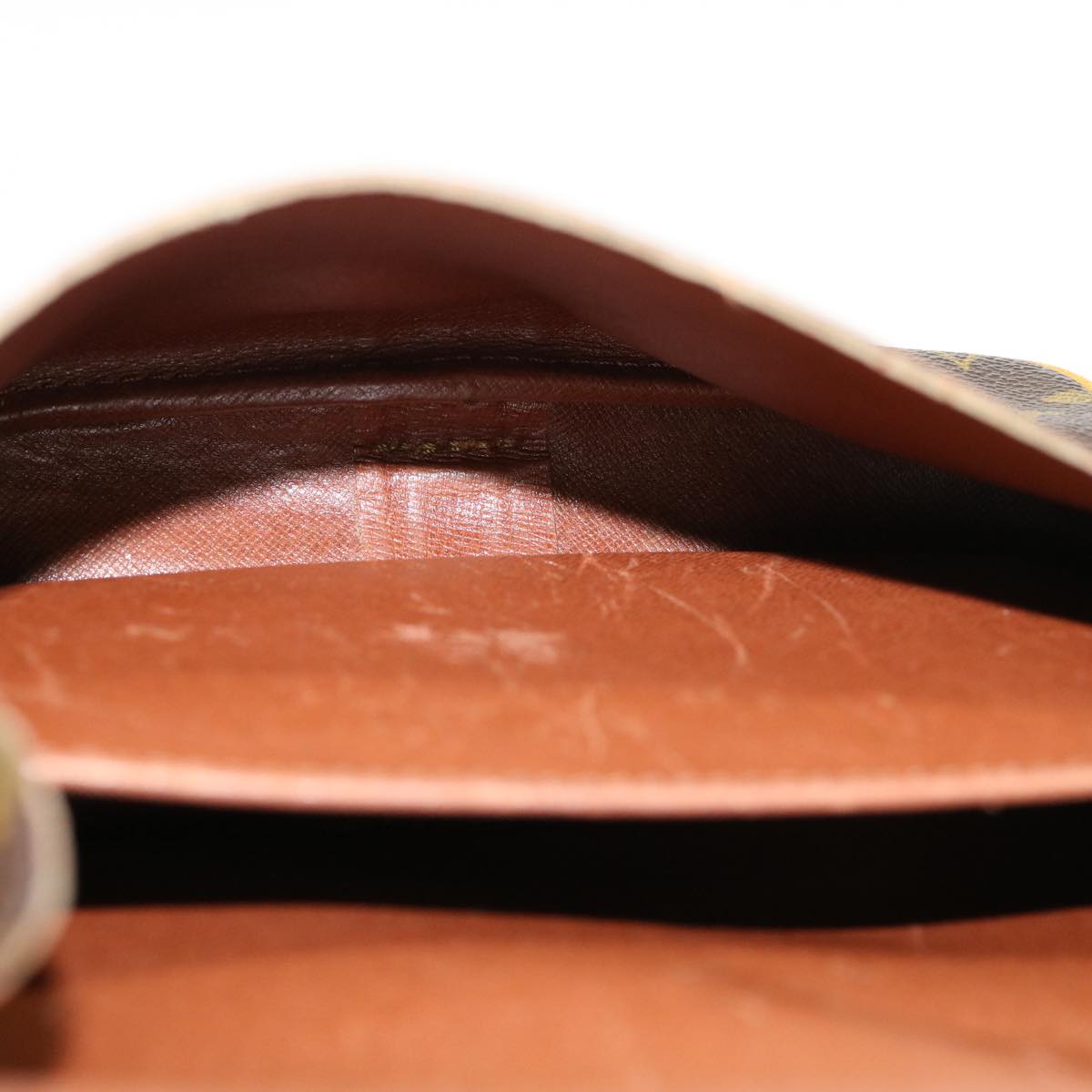 LOUIS VUITTON Monogram Cartouchiere MM Shoulder Bag M51253 LV 33248