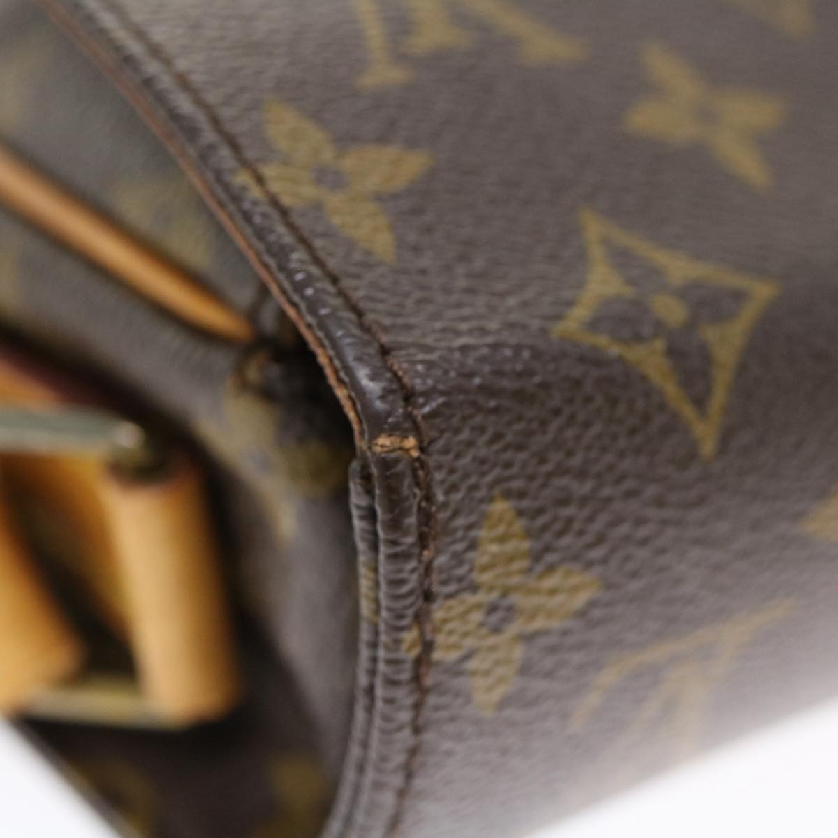 LOUIS VUITTON Monogram Cartouchiere MM Shoulder Bag M51253 LV 33248
