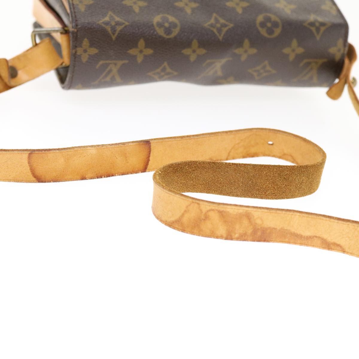 LOUIS VUITTON Monogram Cartouchiere MM Shoulder Bag M51253 LV 33248