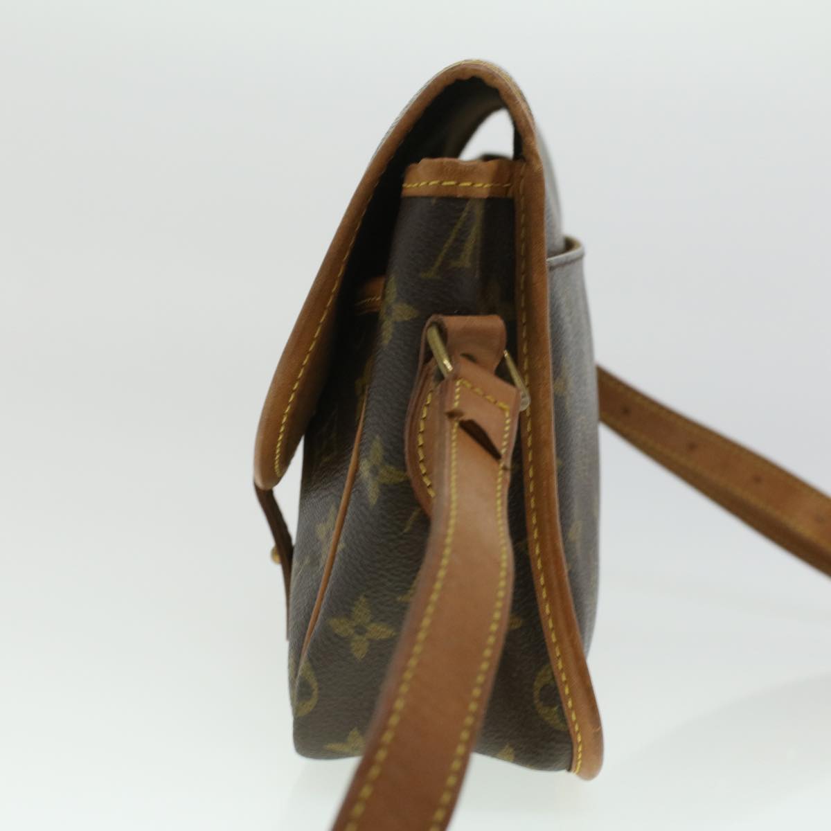 LOUIS VUITTON Monogram Gibeciere MM Shoulder Bag M42247 LV 33257