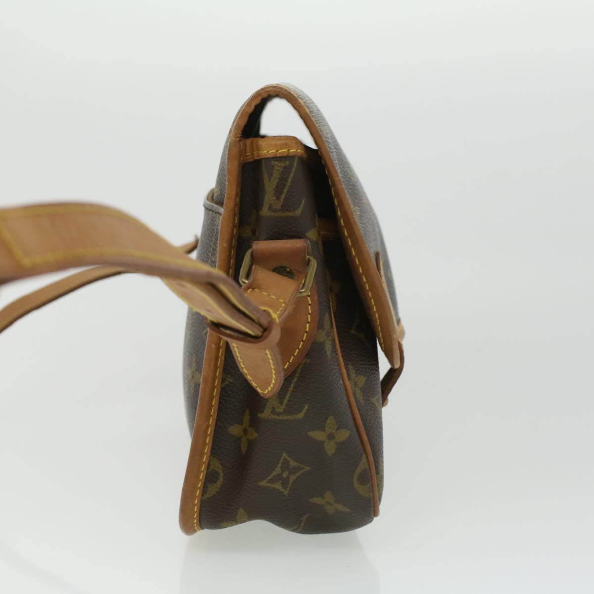 LOUIS VUITTON Monogram Gibeciere MM Shoulder Bag M42247 LV 33257