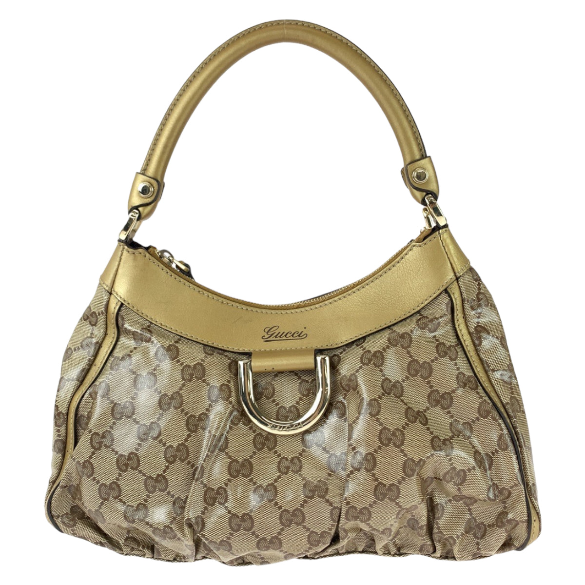 Luxury Gucci Trending 2025 Abbey GG Crystal Canvas/Leather Shoulder Bag