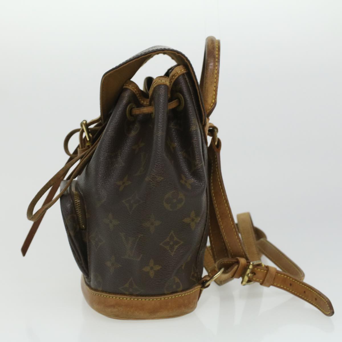 LOUIS VUITTON Monogram Montsouris PM Backpack M51137 LV 33338