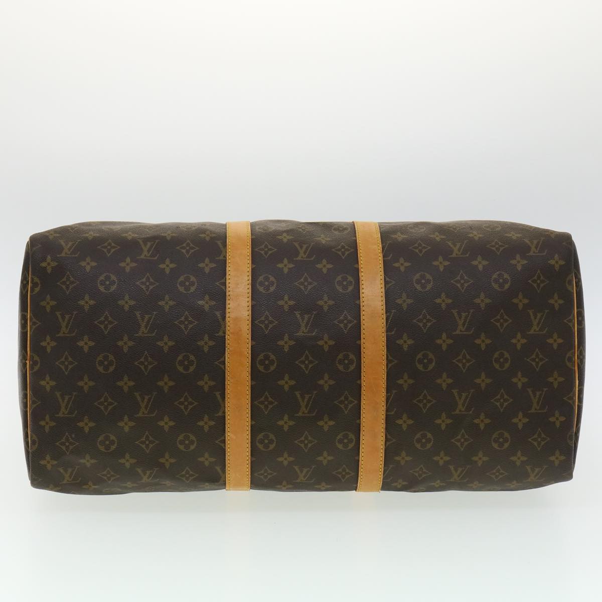 LOUIS VUITTON Monogram Keepall 55 Boston Bag M41424 LV 33412