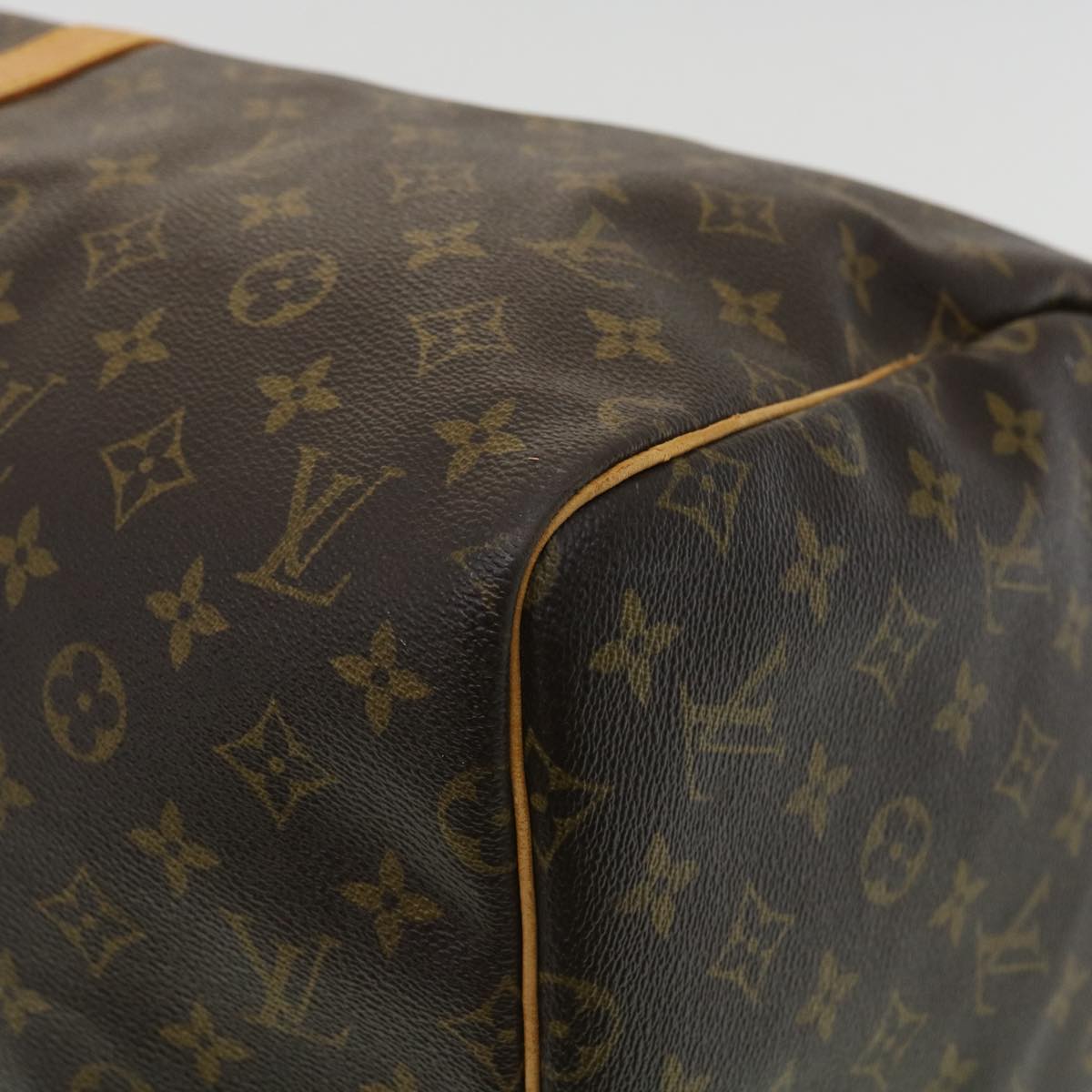LOUIS VUITTON Monogram Keepall 55 Boston Bag M41424 LV 33412
