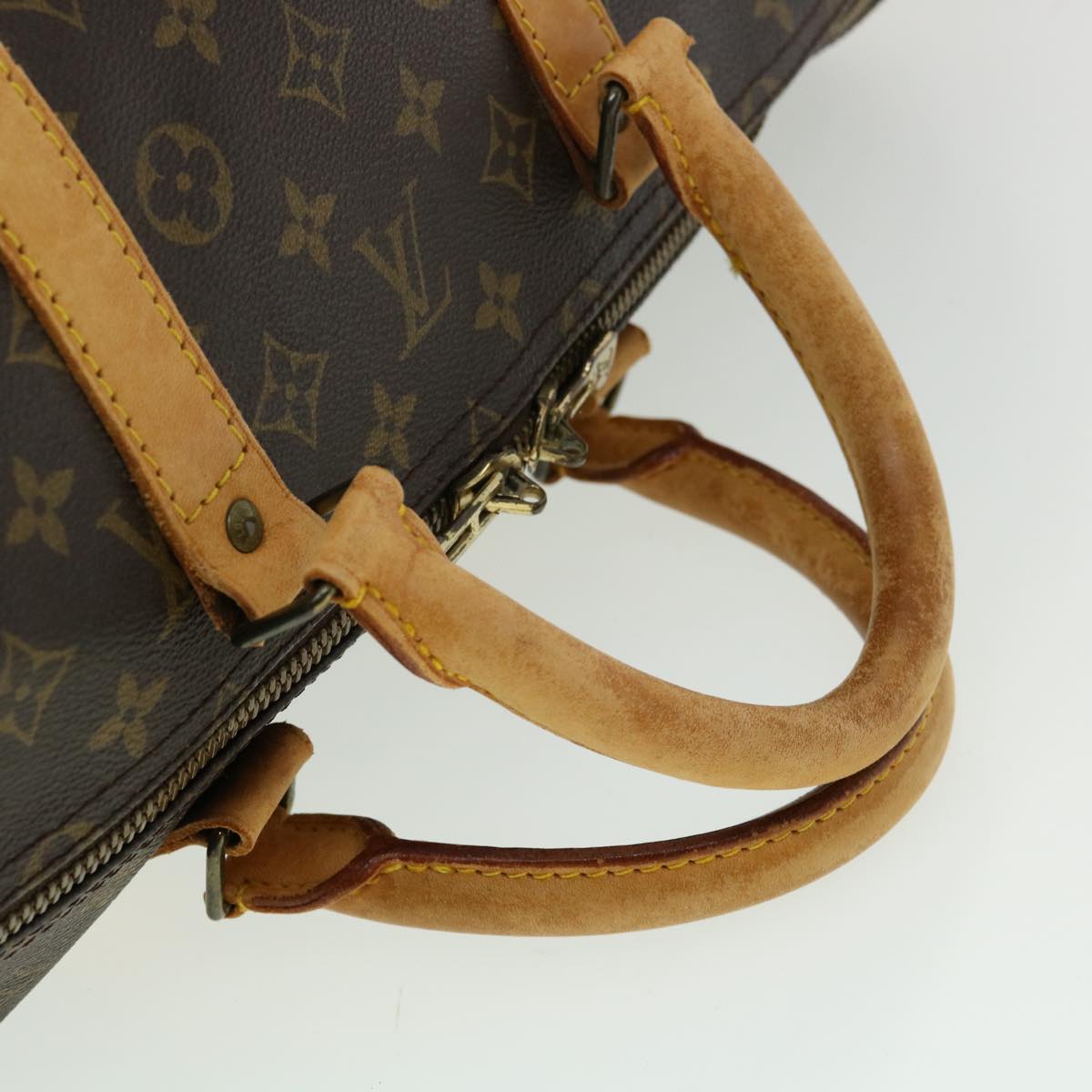 LOUIS VUITTON Monogram Keepall 55 Boston Bag M41424 LV 33412