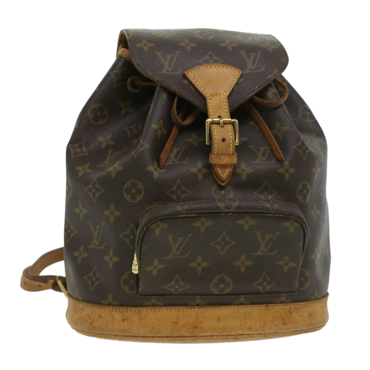 LOUIS VUITTON Monogram Montsouris MM Backpack M51136 LV 33414