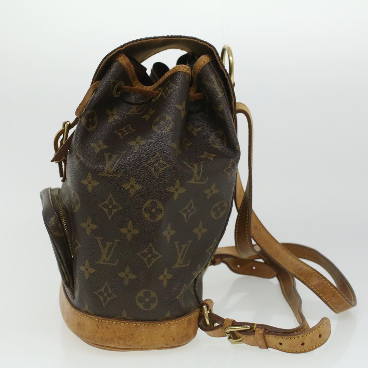 LOUIS VUITTON Monogram Montsouris MM Backpack M51136 LV 33414