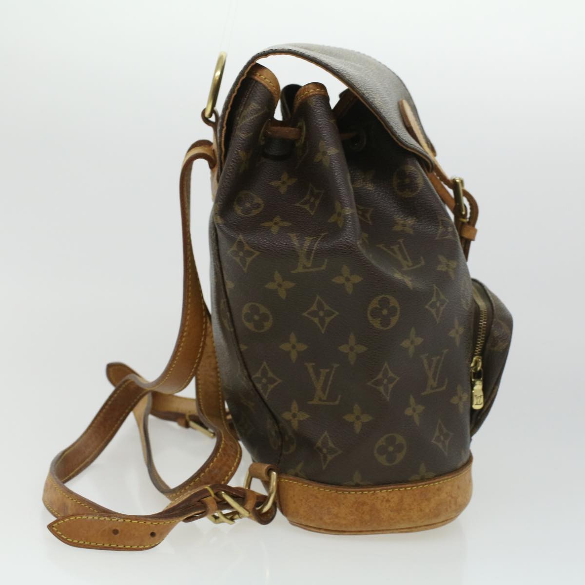 LOUIS VUITTON Monogram Montsouris MM Backpack M51136 LV 33414