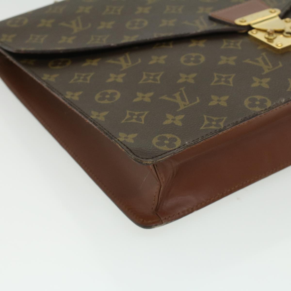 LOUIS VUITTON Monogram Porte Documents Bandouliere BusinessBag M53338 33458
