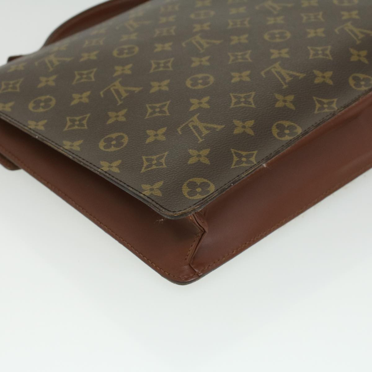 LOUIS VUITTON Monogram Porte Documents Bandouliere BusinessBag M53338 33458