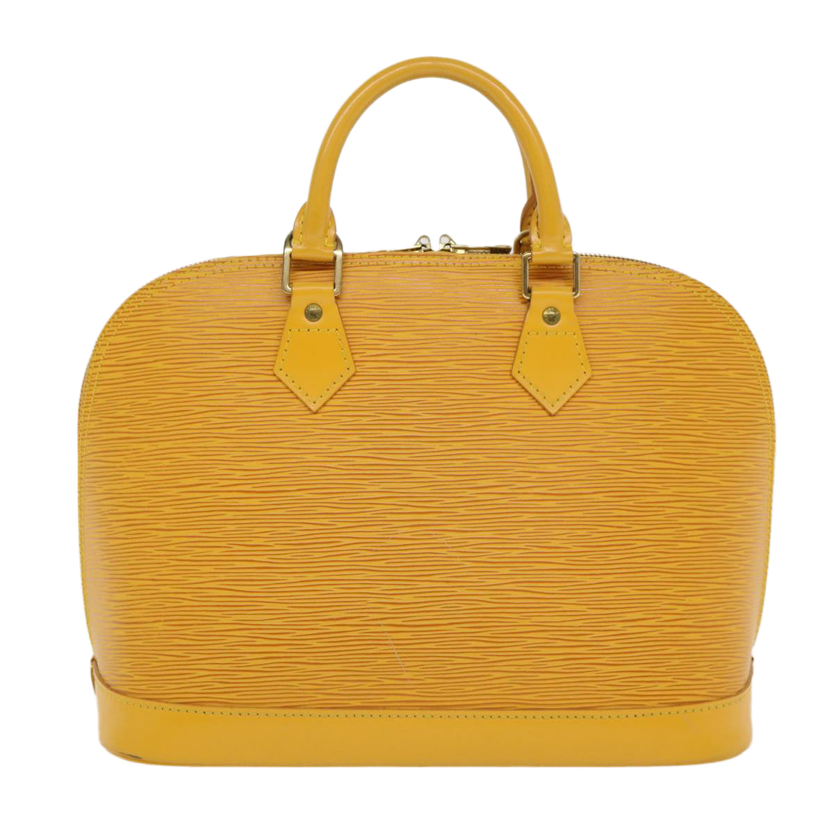 LOUIS VUITTON Epi Alma Hand Bag Yellow M52149 LV 33475