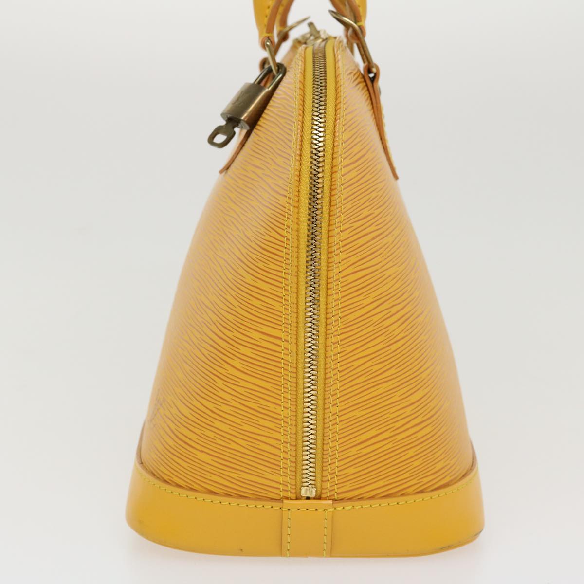 LOUIS VUITTON Epi Alma Hand Bag Yellow M52149 LV 33475