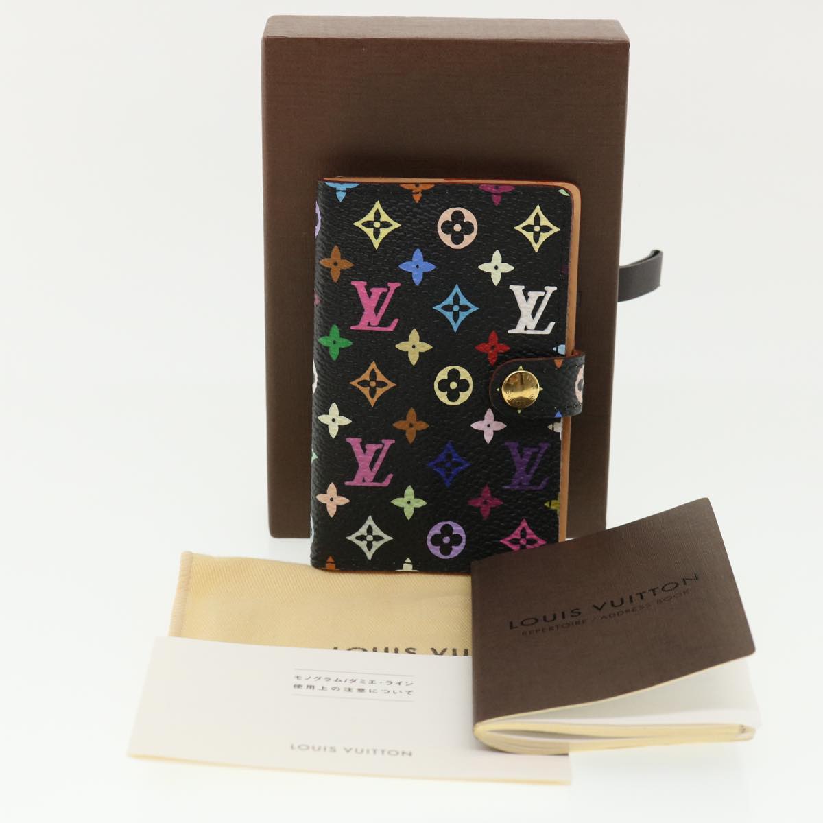 LOUIS VUITTON Multicolor Carnet De Bal agenda Black M92654 33519