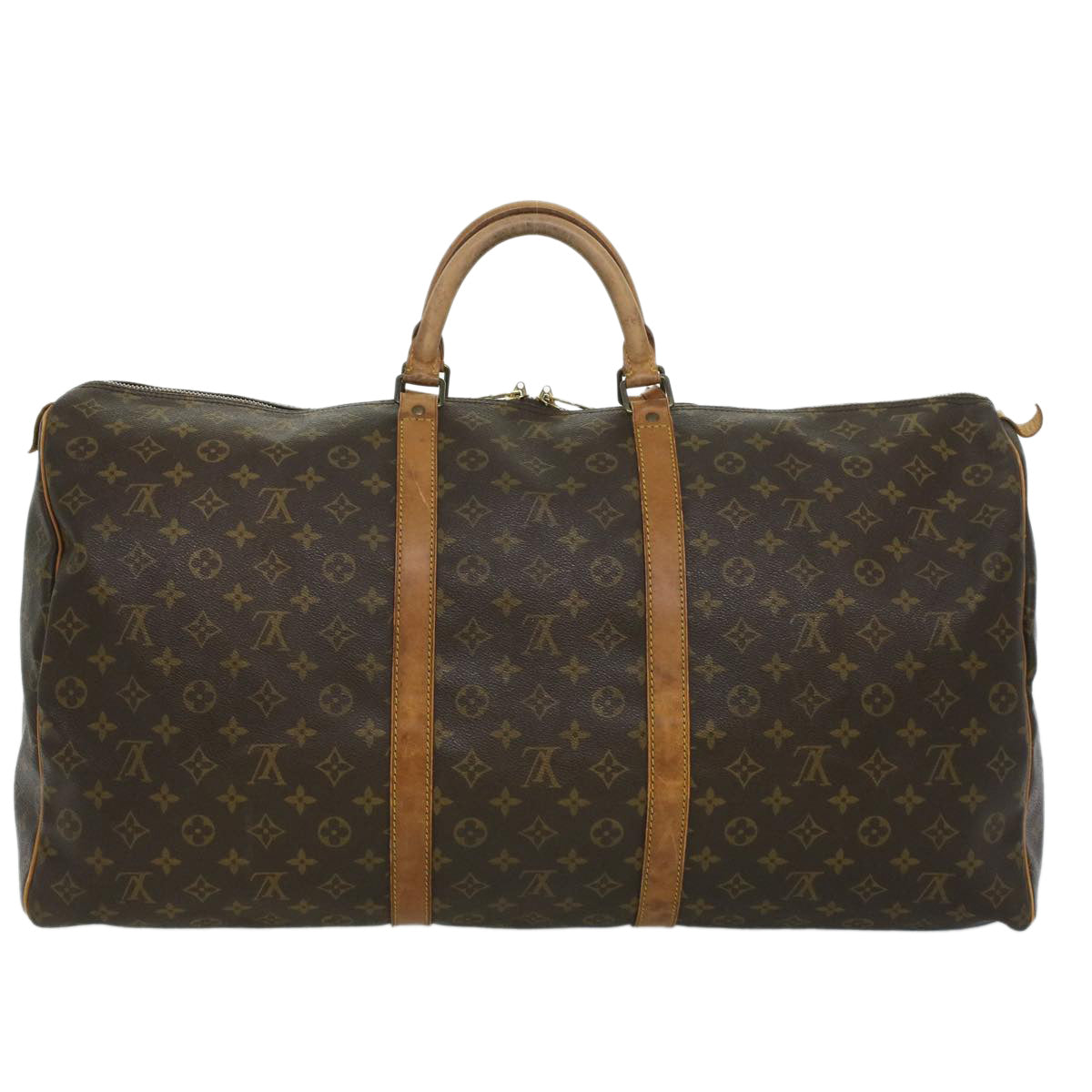 LOUIS VUITTON Monogram Keepall 60 Boston Bag M41422 LV 33559