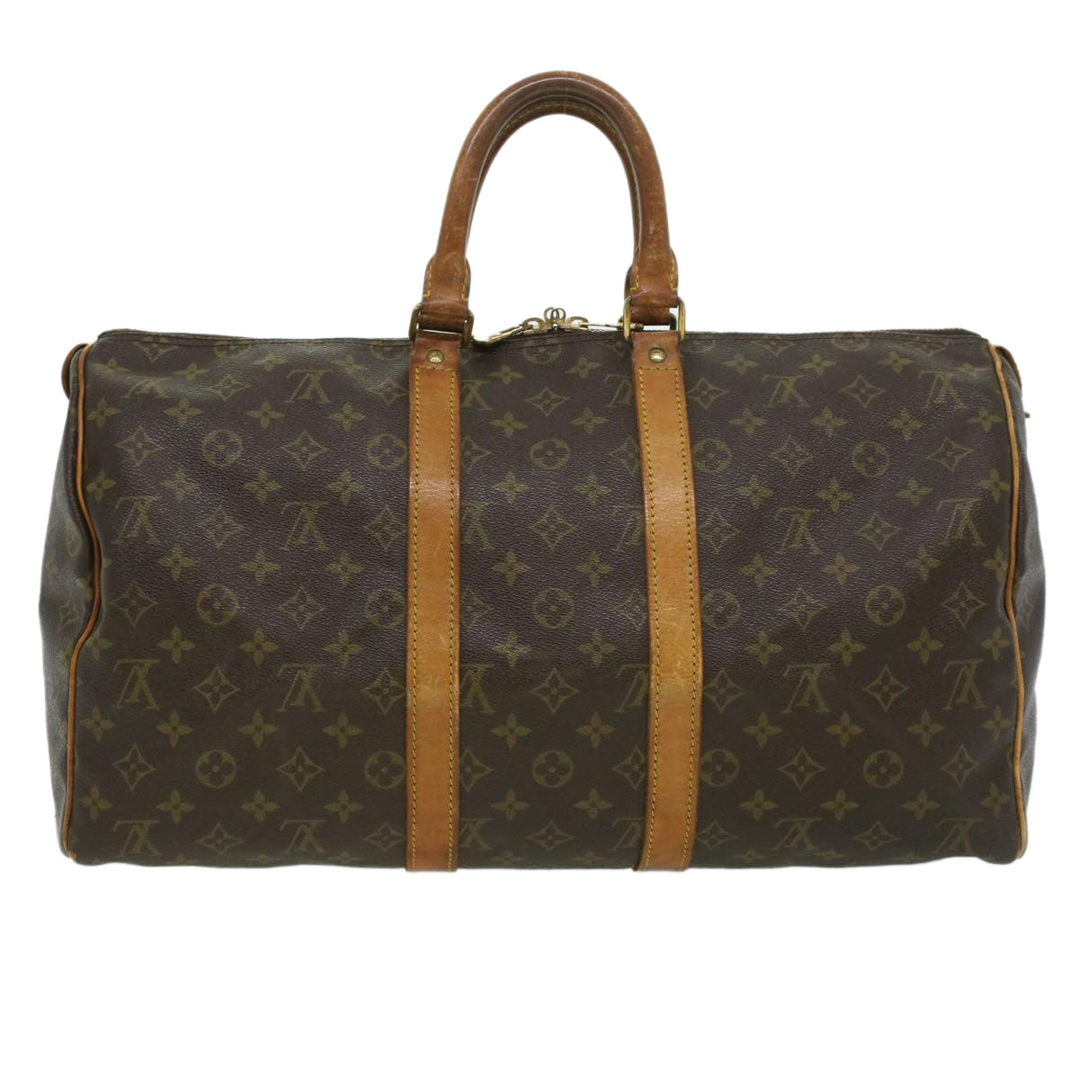 LOUIS VUITTON Monogram Keepall 45 Boston Bag M41428 LV 33582
