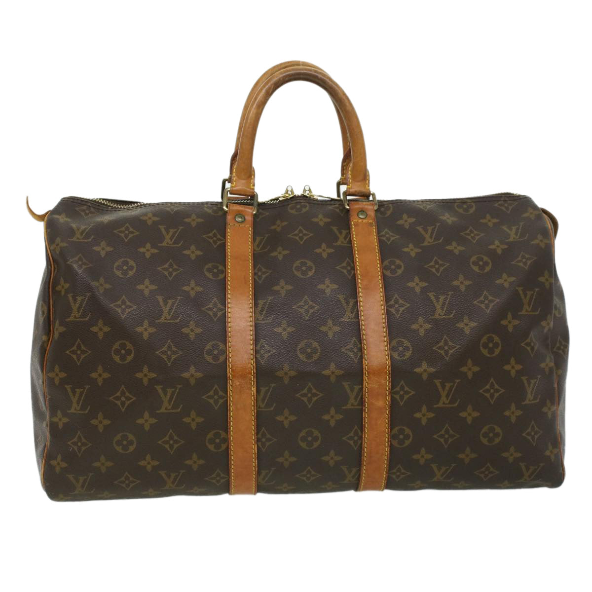 LOUIS VUITTON Monogram Keepall 45 Boston Bag M41428 LV 33584