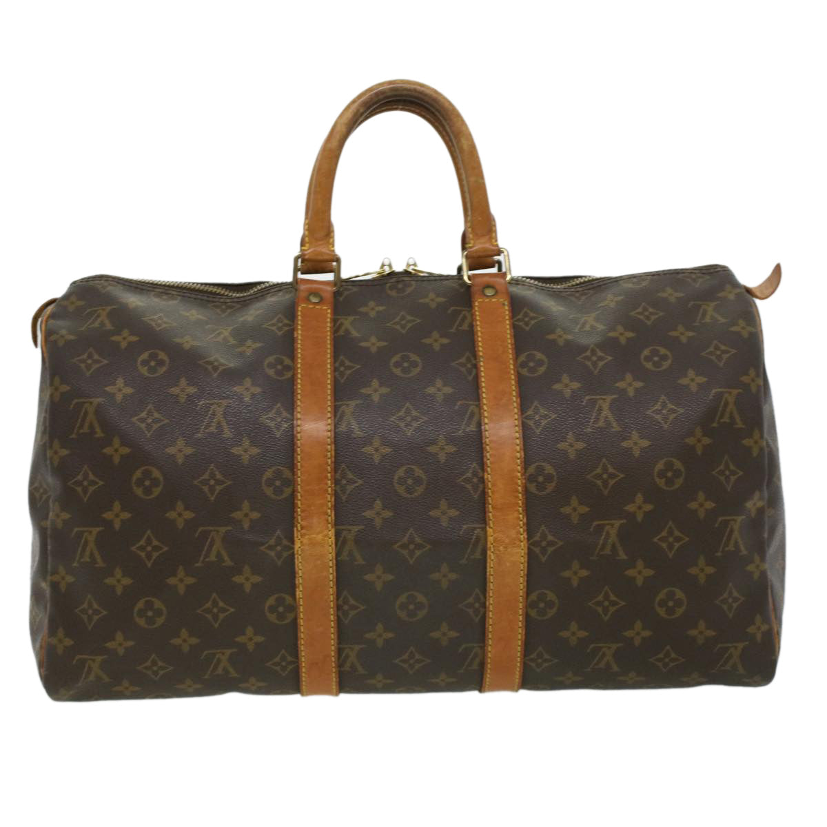 LOUIS VUITTON Monogram Keepall 45 Boston Bag M41428 LV 33584